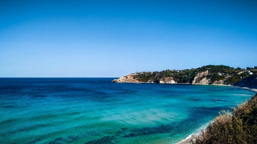 Boat tour at Salzan Island and Karaburun.   